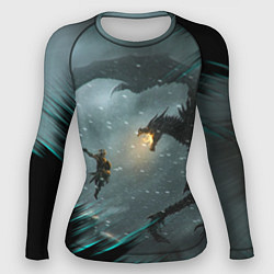Рашгард женский TES FUS RO DAH DRAGON, цвет: 3D-принт