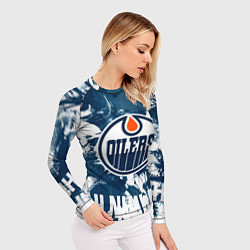Рашгард женский Эдмонтон Ойлерз Edmonton Oilers, цвет: 3D-принт — фото 2
