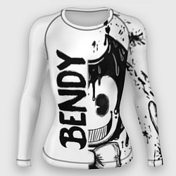 Рашгард женский BENDY - БЕНДИ БРЫЗГИ КРАСКИ, цвет: 3D-принт