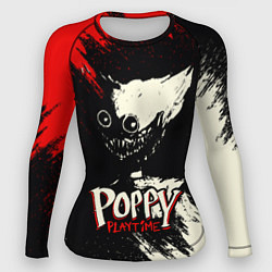 Рашгард женский Poppy Playtime: Red & Black, цвет: 3D-принт