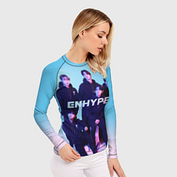 Рашгард женский ENHYPEN: Хисын, Джей, Джейк, Сонхун, Сону, Чонвон,, цвет: 3D-принт — фото 2