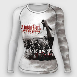 Рашгард женский Live in Texas - Linkin Park, цвет: 3D-принт