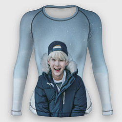 Рашгард женский MIN YOONGI BTS WINTER, цвет: 3D-принт