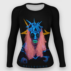 Рашгард женский Hellbound остриё, цвет: 3D-принт