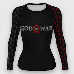 Женский рашгард GOD OF WAR LOGO, РУНЫ