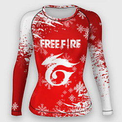 Женский рашгард Free Fire - Новогодний