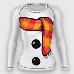 Рашгард женский Snowman Outfit, цвет: 3D-принт