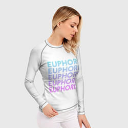 Рашгард женский Эйфория Euphoria, цвет: 3D-принт — фото 2