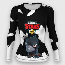 Женский рашгард BRAWL STARS MECHA CROW ПЕРЬЯ