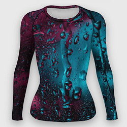 Рашгард женский Ностальгия фиолетового дождя, цвет: 3D-принт