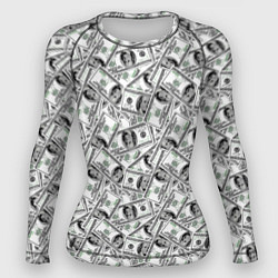 Рашгард женский Миллионер Millionaire, цвет: 3D-принт
