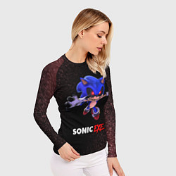 Рашгард женский SONIC EXE - Шум, цвет: 3D-принт — фото 2