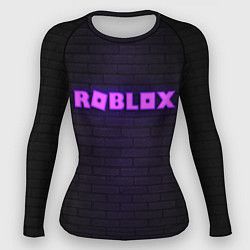 Рашгард женский ROBLOX NEON LOGO ИГРА РОБЛОКС, цвет: 3D-принт