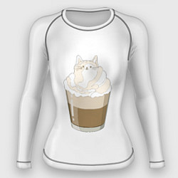 Рашгард женский Catuccino, цвет: 3D-принт