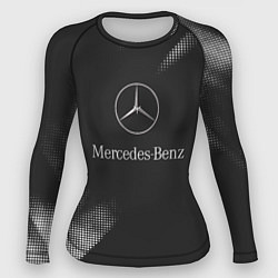 Рашгард женский Mercedes-Benz Мерс, цвет: 3D-принт