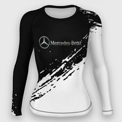 Рашгард женский Mercedes-Benz - Разделение, цвет: 3D-принт