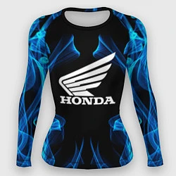 Рашгард женский Honda Fire, цвет: 3D-принт