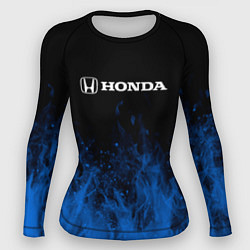 Рашгард женский Honda огонь, цвет: 3D-принт