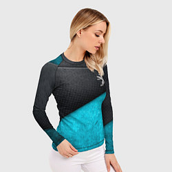 Рашгард женский Peugeot: Металл в цвет, цвет: 3D-принт — фото 2