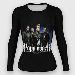 Рашгард женский Papa Roach Папа Роач, цвет: 3D-принт