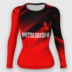 Женский рашгард Mitsubishi - Red Sport