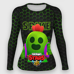 Рашгард женский BRAWL STARS, , Спайк Spike, цвет: 3D-принт