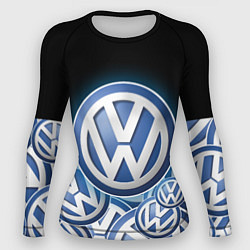 Женский рашгард Volkswagen Большое лого паттерн