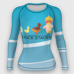 Рашгард женский Duck stages 3D, цвет: 3D-принт