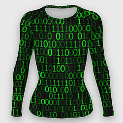 Рашгард женский Бинарный Код Binary Code, цвет: 3D-принт