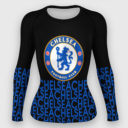 Рашгард женский Chelsea челси паттерн, цвет: 3D-принт