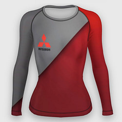 Рашгард женский Mitsubishi Texture, цвет: 3D-принт