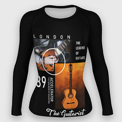 Рашгард женский Гитара гитариста, цвет: 3D-принт