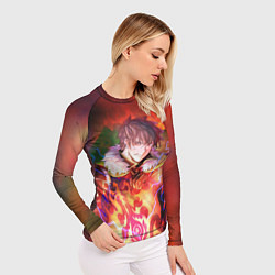 Рашгард женский Naofumi Iwatani, цвет: 3D-принт — фото 2