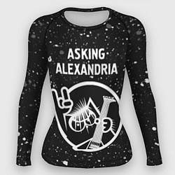 Рашгард женский Asking Alexandria - КОТ - Краска, цвет: 3D-принт