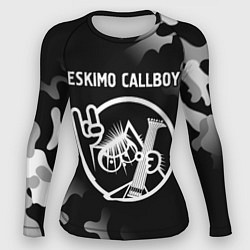 Рашгард женский Eskimo Callboy - КОТ - Камуфляж, цвет: 3D-принт