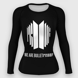 Женский рашгард BTS WE ARE BULLETPROOF БТС - мы пуленепробиваемые