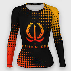 Рашгард женский Critical Ops К-ОПС, цвет: 3D-принт
