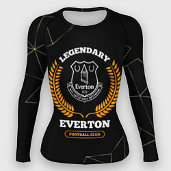 Женский рашгард Лого Everton и надпись Legendary Football Club на