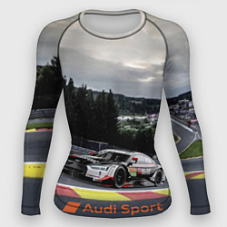 Рашгард женский Audi Sport Racing team Ауди Спорт Гоночная команда, цвет: 3D-принт