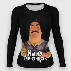 Женский рашгард Привет сосед Hello Neighbor