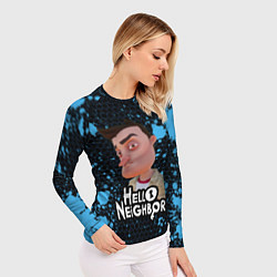 Рашгард женский Hello Neighbor Привет сосед Ник Рот, цвет: 3D-принт — фото 2