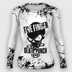 Рашгард женский Five Finger Death Punch - мелкие трещины, цвет: 3D-принт