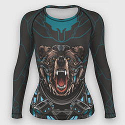 Рашгард женский Кибер медведь, цвет: 3D-принт
