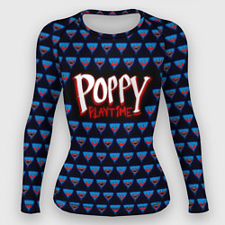 Рашгард женский Poppy Playtime - Huggy Wuggy Pattern, цвет: 3D-принт