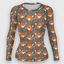 Женский рашгард Веселые лисички