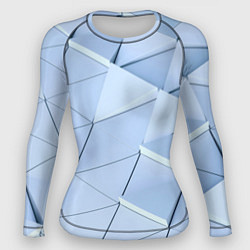 Рашгард женский Паттерн из треугольников, цвет: 3D-принт