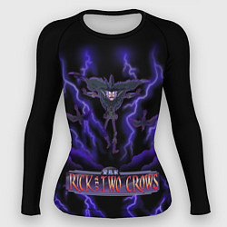 Рашгард женский Crows and rick, цвет: 3D-принт