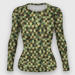 Женский рашгард Милитари пазлы