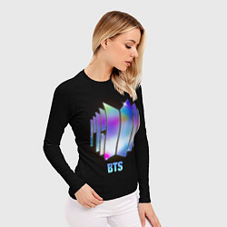 Рашгард женский BTS gradient logo, цвет: 3D-принт — фото 2