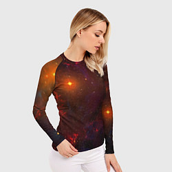 Рашгард женский Звездная бескрайняя вселенная, цвет: 3D-принт — фото 2